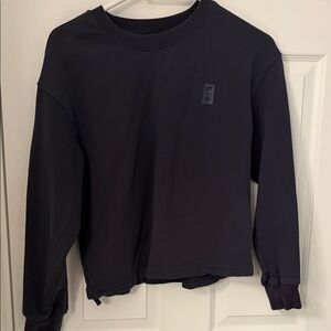 Fabletics Charcoal Crewneck Sweatshirt